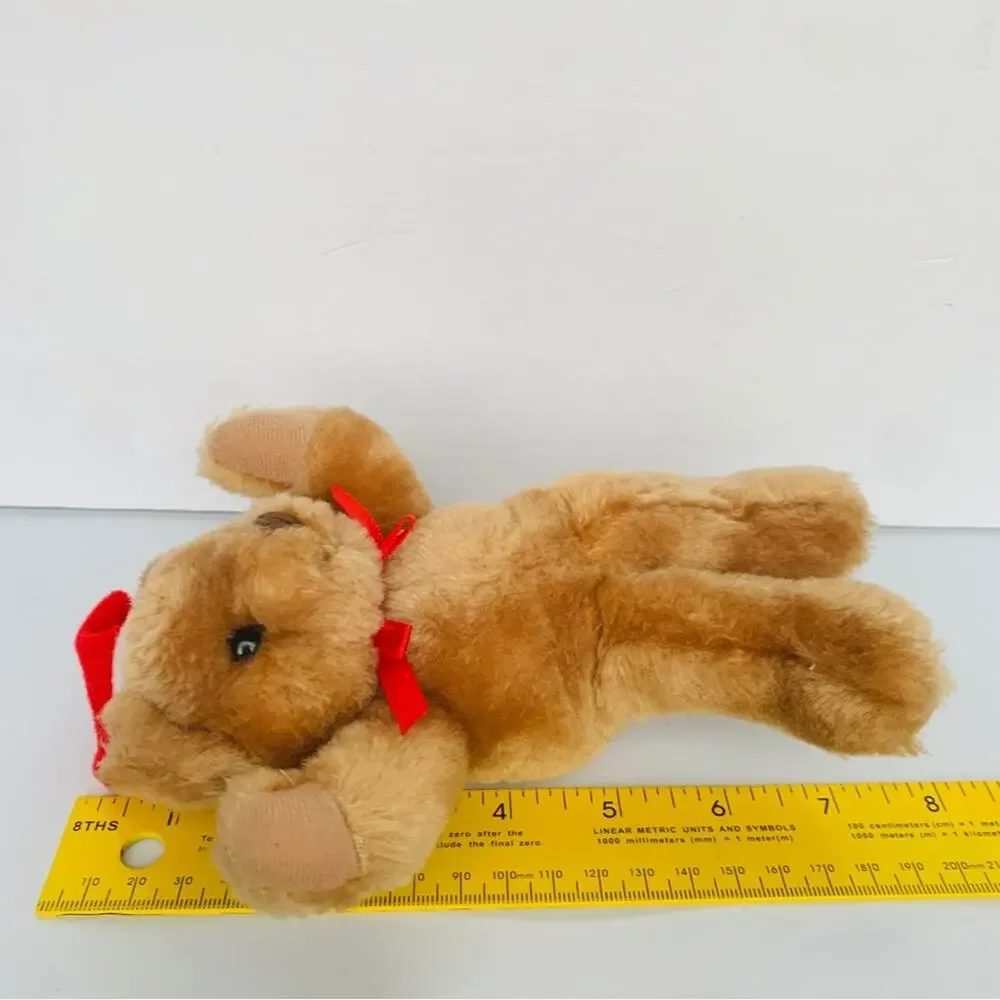 Vintage Russ Berrie Jolly Christmas Bear Plush